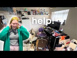 how to declutter when you CAN’T FOCUS or have ADHD 🫣 DECLUTTERING IN REAL-LIFE LONDON HOME