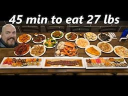 27 LBS OF FOOD IN 45 MINUTES?  IS THAT EVEN POSSIBLE?