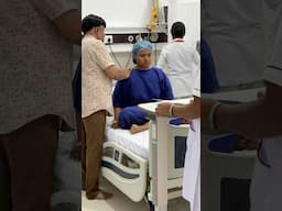 Girl preparing for anesthesia