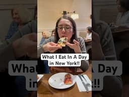 what I eat in a day in New York! #vlog #food #newyork #italianfood