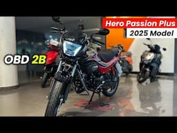 Hero Passion Plus 2025 Model Review - OBD 2B | Price , Mileage & New Updates | Hero Passion 100cc