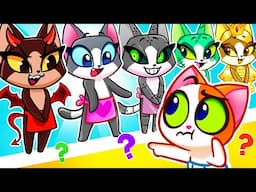Copy Me Tales | Where Is My Real Mommy | Funny Kids Cartoons | Useful Stories | Purr-Purr Stories