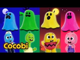Pink vs Black Princess - EP6 Rainbow Ghosts! | Cocobi Cartoon for Kids