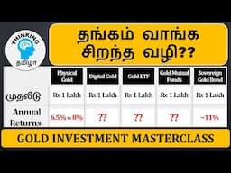 BEST way to invest in GOLD | Physical Gold vs. Digital Gold vs. Gold ETF vs. SGB