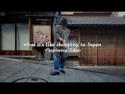what it's like shopping for vintage & designer in Japan + exploring Tokyo