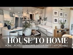 HOUSE TO HOME VLOG | favorite home decor finds + must haves haul | organic modern aesthetic | 2025