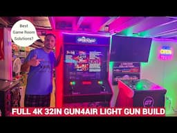 Game Room Solutions Carnival 32in 4K Arcade LightGun Cabinet Full + Review | Gun4IR, Marquee, + More