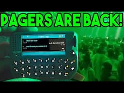 PAGERS ARE BACK AND THEY ARE BEING USED BY SMART PEOPLE!!!
