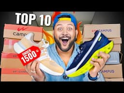🔥 TOP 10 Best Campus Shoes Under 1500 🔥 Campus Shoes Haul Review 2025 | ONE CHANCE