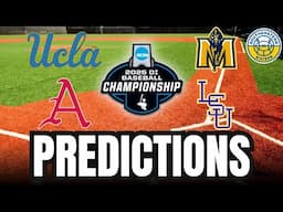 College World Series Predictions: Arkansas, LSU, Murray State, UCLA