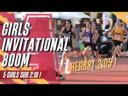 2025 TF - Arcadia Invitational - Girls 800M Invitational - with interview!!!