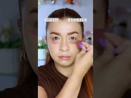 Blush VS bronzer #makeup #maquiagem #shorts