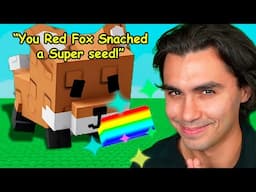 INICIEI APENAS COM RED FOX NO GROW A GARDEN