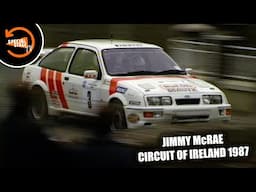 Jimmy McRae & Ian Grindrod win the 1987 Circuit of Ireland Rally in their new Ford Sierra Cosworth