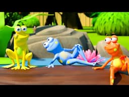 Frog Singalong! Down By The Pond | Melody Time: Moonbug Kids Songs
