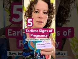 Five earliest signs of pregnancy before a pregnancy test shows positive