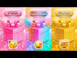 Choose Your Birthday Gift! 🎂 Pink, Unicorn or Gold 💗🦄⭐️ How Lucky Are You? 😱 Quiz Shiba