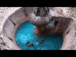 Amazing Creative | Digging to build an underground swimming pool In the forest