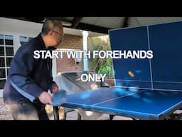How to practice table tennis alone