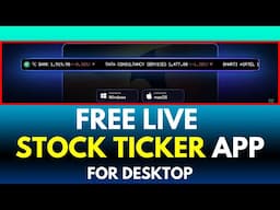 Free Stock Ticker App For Indian Markets - Desktop Pe Market Live Kaise Dekhe?