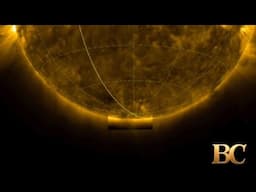 First view of the Sun’s south pole filmed by spacecraft