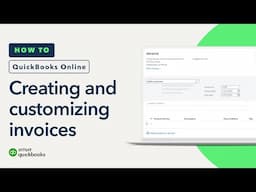 How to create and customize an invoice in QuickBooks Online
