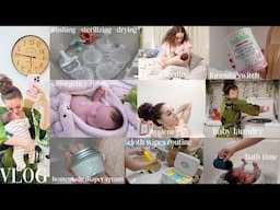 Newborn Vlog: ER scare +our night routine +formula change +cloth wipes  +homemade diaper cream +etc