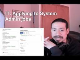 IT: Applying to System Admin jobs