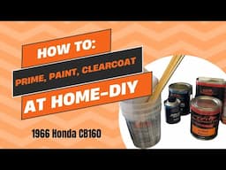 How To DIY Paint A Motorcycle at Home to SAVE MONEY!