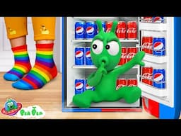 Pea Pea Hide inside SECRET Room of Refrigerator John'd Never Find | Kids Cartoon