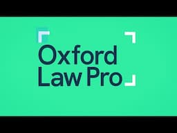 Oxford Law Pro: your essential legal toolkit