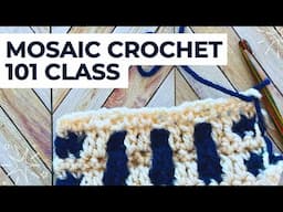 Learn Inset Mosaic Crochet | Springtime Wings CAL Skill-Builder Tutorial