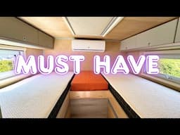 How to build a healthy GOOD SLEEP camper bedroom, mattresses, spring system, air ventilation. DIY!!!