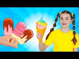 Ice Cream Song | Summer Songs for Kids | Nick and Poli | Nursery Rhymes