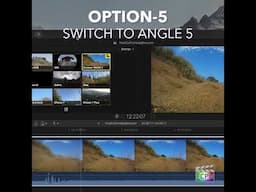 Final Cut Pro Shortcut | Option-5 | Switch to Viewer Angle 5