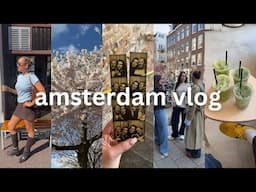 amsterdam vlog | busy days as a co-founder, in my running era, spring time in the city