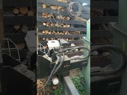Borrowing The Wood Splitter in Patagonia Chile