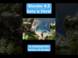 Check Out the Awesome New Features in Blender 4.5!