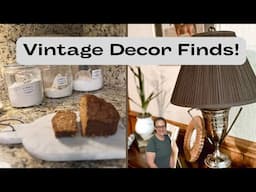 Vintage Decor Finds~Home Decorating Tips & Ideas~Antique & Thrift Home Decor Haul
