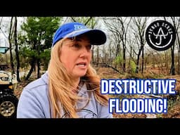 Flood Waters from Spring Storms Threaten Our Rural Homestead!