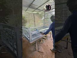 bedfra.e with drawer #gongtv #welding #bedframe #shortvideo