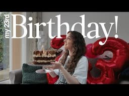 what i ate on my 23rd birthday + my big announcement