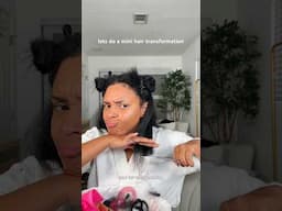 time to let it go… again #hairtutorial #hairstyle #silkpressonnaturalhair