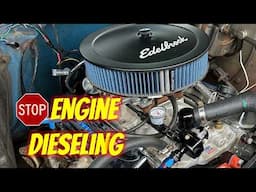 How to Stop Engine Dieseling