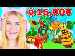 Starting OVER With 15,000 ROBUX In Grow A Garden! (Roblox)