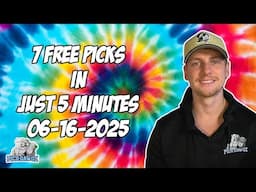 MLB and NBA Best Bets for Today Picks & Predictions Monday 6/16/25 | 7 Picks in 5 Minutes