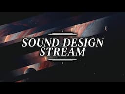 Working on a sound palette for future projects, let's design some textural sounds!