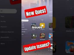 Is Quest update v77 GIVING YOU ISSUES?? #quest3 #VR #metaquest #tech