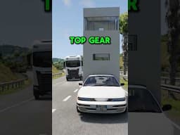😂Top Gear Campervan in BeamNG!🚗🏢#shorts