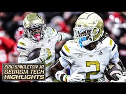 Eric Singleton Jr. college football HIGHLIGHTS at Georgia Tech 🎥 | ESPN College Football